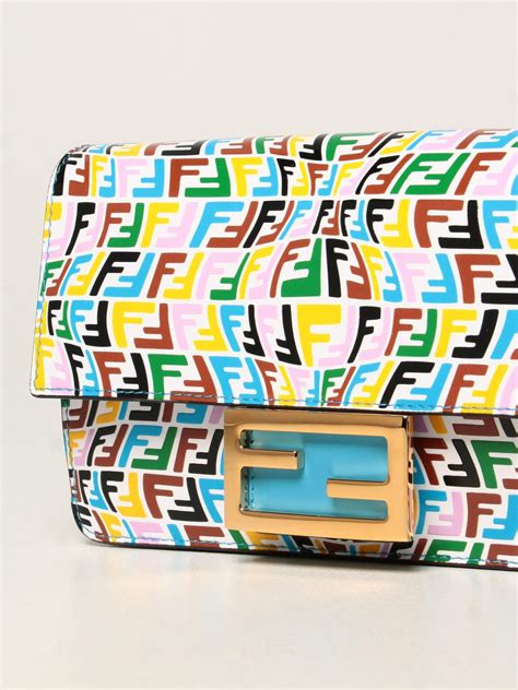 fendi multi color leather bag|Fendi leather crossbody bag.